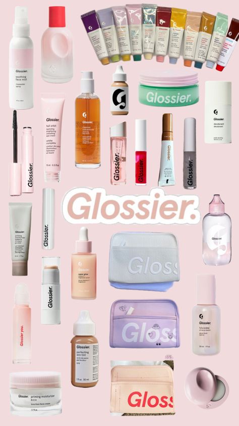 #glossier Glossier Perfume, Glossier Aesthetic, Glossier Packaging, Glossier Skincare, Glossier Stretch Concealer, Dream Vanity, Stretch Concealer, Xmas Wishes, Glossy Makeup