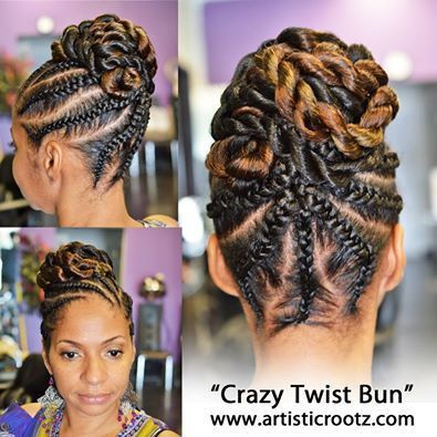 We loved this gallery, check out 18 flat twist updo's you can try the next time you want to do a protective style. Flat Twist Hairstyles, Flat Twist Updo, Natural Hair Twist Out, Twisted Hair, Twist Bun, Twisted Updo, Updo Styles, Natural Hair Twists, Flat Twist