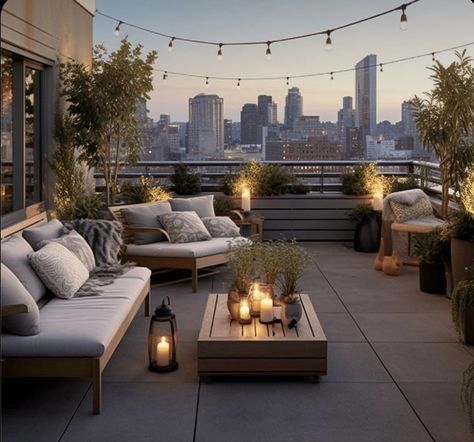 Ideas For Rooftop Terrace, Contemporary Kitchen Design Ideas, December Baby Shower Ideas, Unique Outdoor Spaces, Terrace Tiles, Rooftop Patio Design, Small Patio Design, Terrace Ideas, Barbecue Design