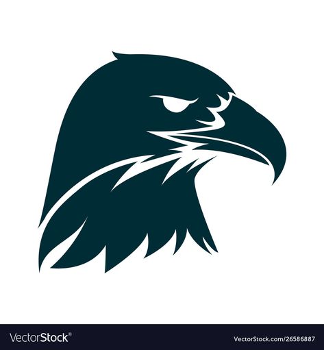 Eagle Minimalist, Eagle Head Logo, Silhouette Logo Design, Head Logo Design, Silhouette Head, Eagle Artwork, Eagle Face, Friendship Quotes Images, Cricut Svgs