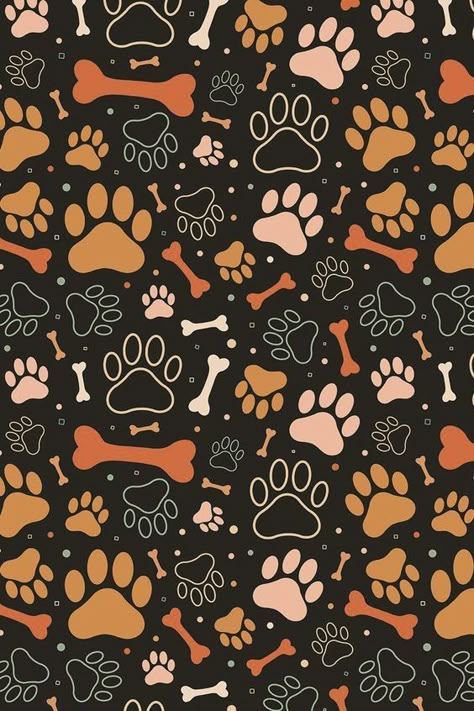 Paw Print Background, Diary Cover Design, Paw Wallpaper, Animal Print Wallpaper, View Wallpaper, July 1st, Funny Phone Wallpaper, Cricut Projects Vinyl, Print Wallpaper