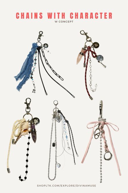 Bag Charms Aesthetic Diy, Bag Chains Accessories, Diy Charm Keychain Ideas, Streetwear Accessories Women, Handbag Charms Diy, Brad Keychain, Bag Keychain Ideas, Make Accessories Ideas, Cute Shrinky Dink Ideas Keychain