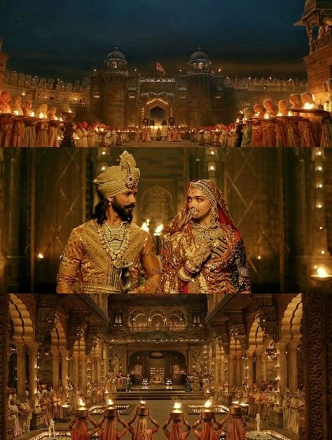 Bollywood Period Movies, Indian Movies Aesthetic, Sanjay Leela Bhansali Aesthetic, Padmavat Movie, Bollywood Cinematography, Ranveer Singh Padmavati, Rajput Aesthetic, Kalam Ink, Rani Aesthetic