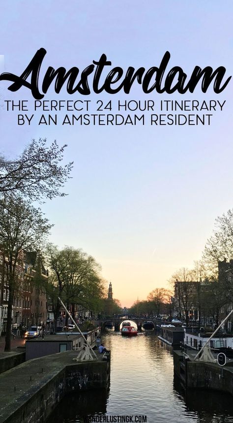 The perfect itinerary for 24 hours in Amsterdam by a resident with the best things to do in 1 day in Amsterdam & the best food in #Amsterdam! #Netherlands Amsterdam In Fall, Amsterdam In A Day, Skyline Photos, Travel Holland, Viking Cruise, Amsterdam Itinerary, Amsterdam Red Light District, Amsterdam Travel Guide, Things To Do In Amsterdam