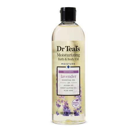 Today Buy Dr Teal's Soothe & Sleep with Lavender Body and Bath Oil, 8.8 fl. Oz. at Walmart.com Dr Teals, Shower Care, Makeup You Need, Moisturizing Bath, Oil For Dry Skin, Skin Oil, Hygiene Care, Bath Oil, Pedicure Kit