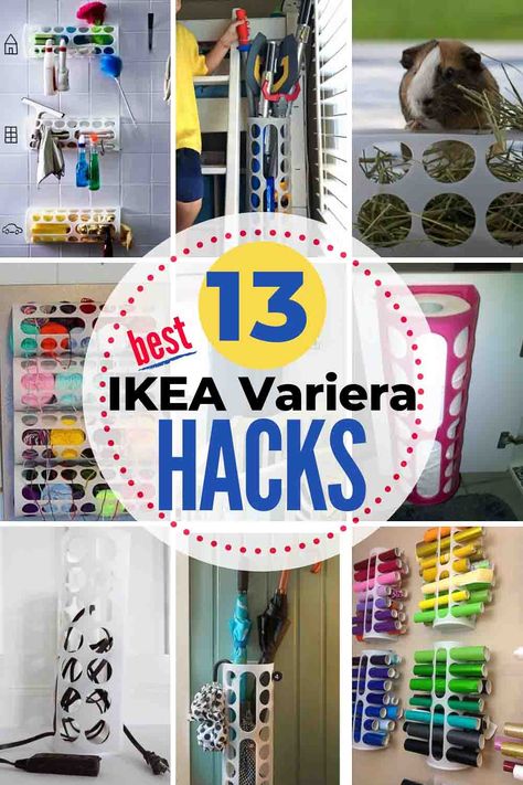 Cooler Hacks, Ikea Decor Hacks, Ikea Variera, Storage Ideas Organizing, Nest Diy, Decoupage Candles, Ikea Desk Hack, Plastic Bag Dispenser, Ikea Hacks Ideas