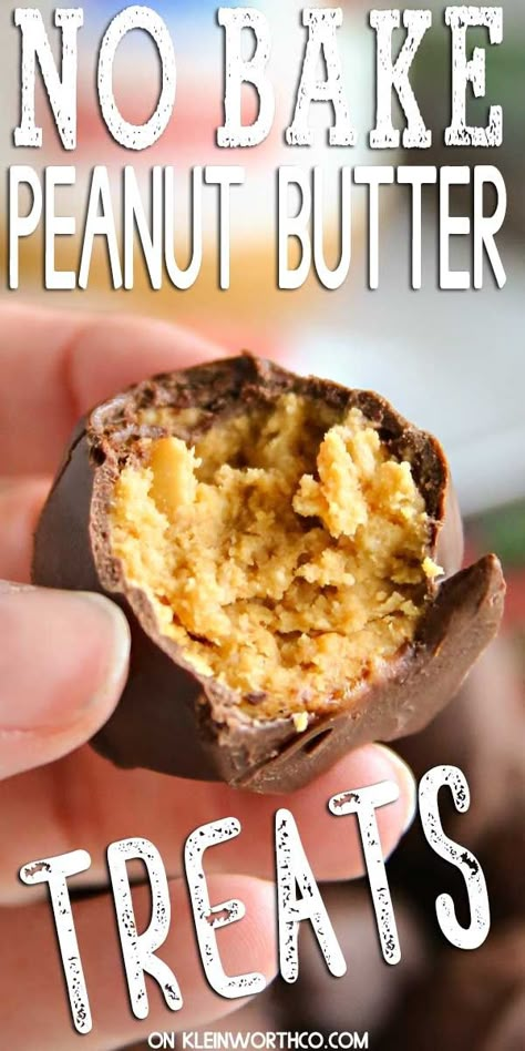 Easy No-Bake Peanut Butter Balls - Yummi Haus Easy Christmas Snack Ideas, Easy To Make Treats, Easy Christmas Treat, Christmas Snack Ideas, Peanut Butter Balls Easy, Christmas Snacks Easy, Christmas Treat Ideas, Peanut Butter Balls Recipe, Christmas Sweet Treats