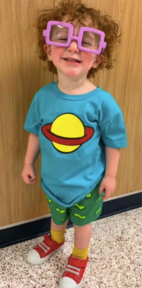 Chuckie Finster Costume, Toddler Costumes Boy, Toddler Boy Costume Ideas, Tommy From Rugrats, Mother Son Halloween Costumes, Rugrats Costume, Chuckie Rugrats, Chuckie Finster, Toddler Boy Costumes