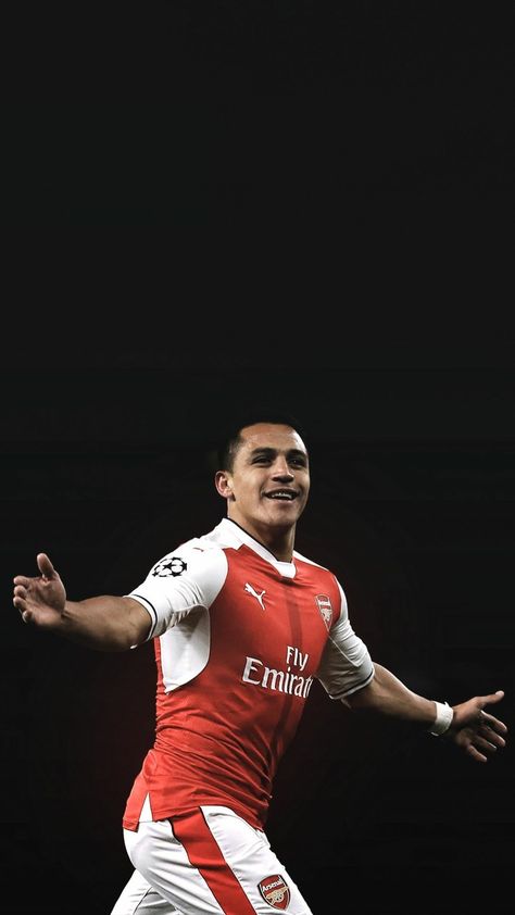 Sanchez Arsenal, Alexis Sanchez Arsenal, Football Squares, Soccer Wallpapers, Arsenal Wallpapers, Alexis Sanchez, Arsenal Football Club, Premier League Football, Football Icon