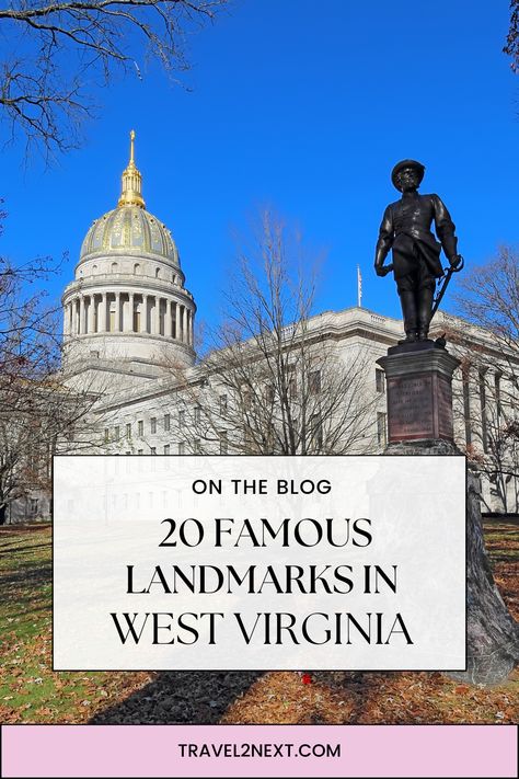 West Virginia is home to some incredible landmarks! Don't miss the stunning New River Gorge Bridge, the historic Harpers Ferry National Historical Park, or the breathtaking Blackwater Falls State Park! 🌉⛰️ #AlmostHeaven #WildAndWonderful #ExploreWV Things To Do And See In West Virginia, Travel West Virginia, West Virginia State Parks, Point Pleasant West Virginia, Seneca Rocks, Greenbrier Resort, Virginia Historical Sites, Blackwater Falls, West Virginia Travel