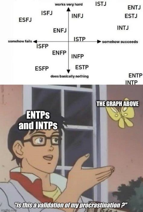 Into X Entp, Personality Type Memes, Intp X Infj, Entj X Intp, Intp X Entp, Entp Things, Entp Personality, Entp Personality Type, Introvert Extrovert