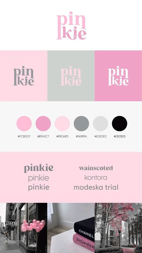 #aesthetic #identidadevisual #branding  #brandingdesign Colour Palette Business, Aesthetic Brand Design, Business Color Palette Brand Design Pink, Color Palettes With Pink, Pink Branding Board, Canva Palettes Color, Color Palette For Logo, Pink And White Color Palette, Pink Branding Color Palette