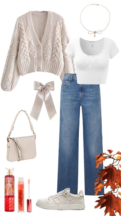 #falloutfit #casualoutfit #jeansoutfit #fashion #style #outfitinspo #schooloutfit #cuteoutfit Ice Cream Date Outfit, Ice Cream Date, Fashion Trend Board, Cute Ice Cream, Preppy Inspiration, Date Outfit, Casual Outfit Inspiration, Over 50 Womens Fashion, Create Outfits