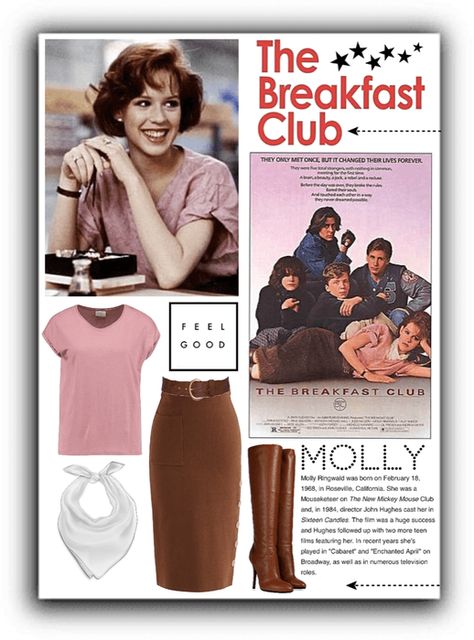 Breakfast Club Costume Ideas, The Breakfast Club Claire Outfit, Breakfast Club Aesthetic Outfits, Breakfast Club Inspired Outfits, The Breakfast Club Costume, The Breakfast Club Outfits, Breakfast Club Outfits, Breakfast Club Cast, Breakfast Club Costume