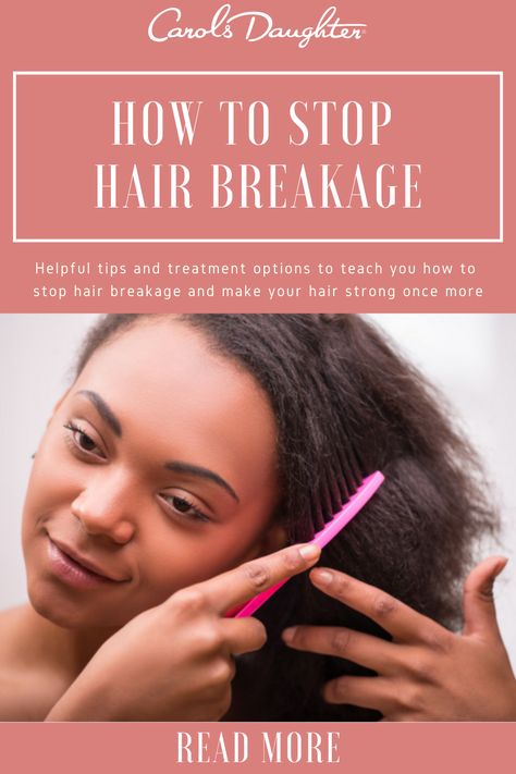 how to stop hair breakage What Causes Hair Breakage, Repair Hair Breakage, How To Prevent Hair Breakage, Hair Breakage Remedies, Stop Hair Breakage, Breaking Hair, Carols Daughter Products, Hair Repair Mask, Brown Spots On Face