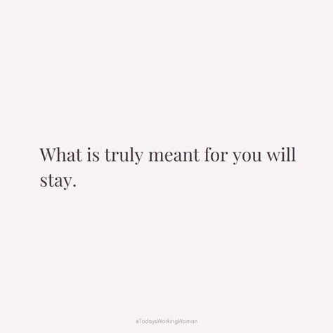 Remember, what is truly meant for you will always find its way to stay in your life. Trust the process and have faith in destiny's plan.  #selflove #motivation #mindset #confidence #successful #womenempowerment #womensupportingwomen Selflove Motivation, Bio Quotes, Trust The Process, Find You, Have Faith, Women Supporting Women, The Process, Women Empowerment, Destiny