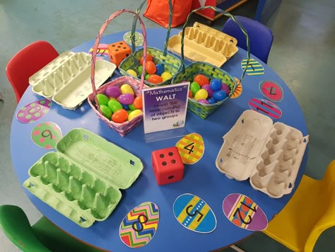 Number 5 Eyfs Activities, Easter Manipulatives Preschool, The Odd Egg Activities Eyfs, Easter Numeracy Activities, Easter Early Years Activities, Easter Reception Ideas, Spring Maths Eyfs, Easter Nursery Activities, Easter Eyfs Activities Ideas