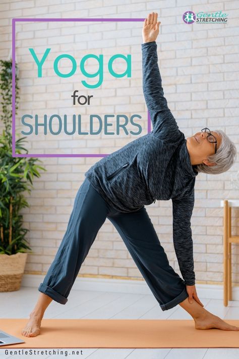 Say goodbye to shoulder tension and hello to freedom of movement with our soothing Yoga for Shoulders practice. 🧘‍♀️ Release tightness, improve mobility, and promote overall shoulder health with these gentle yoga poses. Feel the difference today! #YogaForShoulders #ShoulderHealth Yoga Shoulder Opener, Yoga Poses For Shoulders, Yoga For Shoulder Strength, Yoga For Shoulder Pain, Stretches For Shoulders, Shoulder Stretches For Pain, Yoga For Shoulders, Yoga Strap Stretches, Neck And Shoulder Stretches