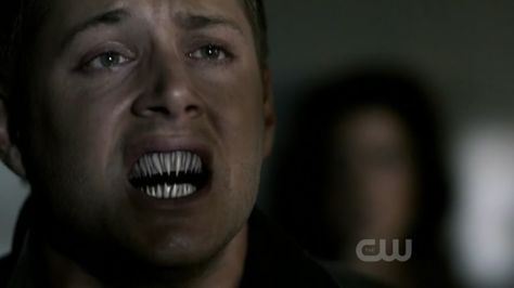 Vampire Dean Winchester, Dj Qualls, Missing Father, Richard Speight, Bad Teeth, John Winchester, Vampire Teeth, Supernatural Beings, Sam Dean