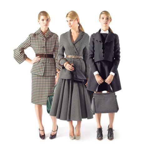 The Triumphant Return of the Skirt Suit - WSJ.com Prada Store, Prada Skirt, Long Skirt Suits, 80s Era, Business Skirt, Visual Cue, Fall Trend, Skirt Suits, High Fashion Women