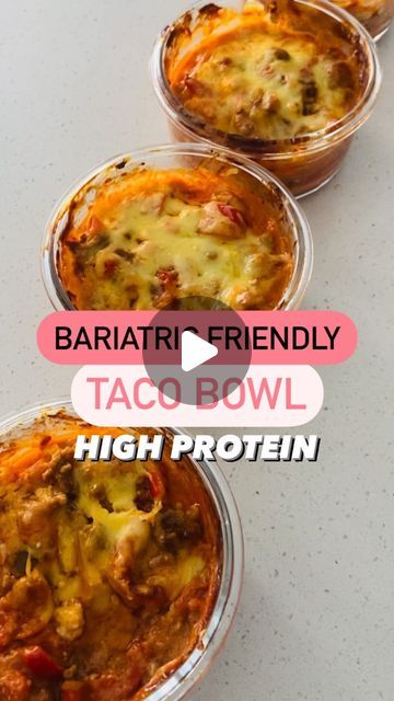 Kate Daniel on Instagram: "⬇️ Full Recipe + Method ⬇️

Just because we have had bariatric surgery does not mean that we can no longer enjoy our favourite comfort foods

👉 SAVE to enjoy later

This is one of the reasons I love to create WLS meals like this one, but it’s also because as a single full time working mum, I need WLS recipes to be:

👌🏻 Family friendly
👌🏻 Freezer friendly
👌🏻 Quick and easy
👌🏻 Full of flavour 

This super simple and quick lower carb, high protein, bariatric friendly taco bowl is so delicious and perfect for when you need a yummy WLS meal to hit the spot

I say it a lot, but WLS meals do not have to be boring or overly complicated

⭐️ WLS recipes like this one have made my journey after gastric sleeve surgery (VSG) more enjoyable and means that I do not fee Bariatric Taco Recipes, Bariatric Recipes With Ground Beef, Bariatric Meat Recipes, Soft Solid Foods Bariatric, Stage 3 Bariatric Recipes, Biatric Sleeve Recipes Meals, Bariatric Recipes Gastric Bypass Meals, Soft Food Recipes Bariatric Phase 2, Easy Bariatric Meals