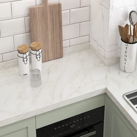 Marble quartz countertop