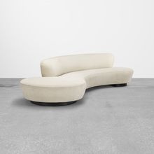 VLADIMIR KAGAN, Serpentine sofa | Wright20.com Serpentine Sofa, Spa Furniture, Vladimir Kagan, Floor Chair, Sectional Couch, Sectional, Upholstery, Couch, Sofa