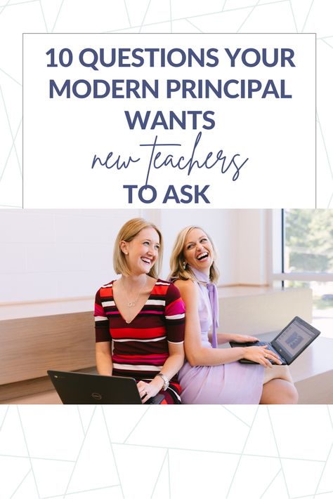 You got the job, and you are excited to start! You know you need to ask about the basics: your daily schedule, supervision duties, and curriculum. What else would your Modern Principal love you to ask to ensure you’re providing the best education possible in your first (few) years? Try these and watch her be impressed! New Principal, Got The Job, New Teacher, Teacher Tips, Daily Schedule, Teacher Hacks, New Teachers, Questions To Ask, Get The Job