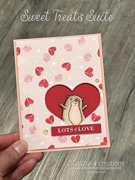 Su Valentines Day Cards, Stampin Up Valentine Cards 2023, Valentine Cards Stampin Up Ideas, Stampin Up Valentines Day Cards, Stamp Valentines, Ombre Cards, Otter Valentines, Stampin Up Valentine Cards, Butterfly Brilliance