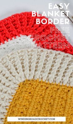 Beanie Border Crochet, Ribbed Crochet Border Pattern, Ribbed Edging Crochet, Crochet Blanket Edge Patterns, Crochet Ribbing Edge, Ribbed Crochet Border, Crochet Afghan Borders Free Pattern, Afghan Borders Crochet Ideas, Blanket Borders Crochet Pattern