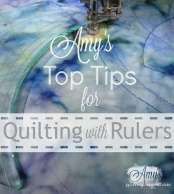 Amy's Top Tips for Quilting with Rulers on a Sewing Machine Longarm Quilting Rulers, Free Motion Quilting Rulers, Janome Sewing Machine Tutorials, Sewing Machine Feet Guide, Quilting With Rulers, Quilt Rulers, Ruler Quilting, Sewing Machines Best, Free Motion Designs