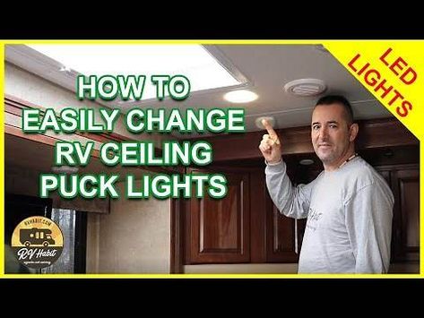 how to replace the interior led push lights in the 2022 jayco rv - Yahoo Search Results Jayco Rv, Rv Videos, Rv Upgrades, Rv Lighting, Rv Battery, Pot Lights, Puck Lights, Rv Interior, Bubble Lights