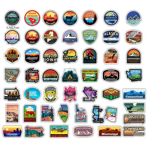 Cute Rv, Boho Camper, State Stickers, Itasca State Park, Camper Decals, Adult Stickers, Bear Carving, Water Bottle Decal, Usa States