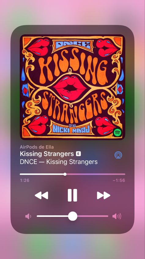 Kissing Strangers/Airpods/iPhone/DNCE/Nicki Minaj Kissing Strangers, Airpods Iphone, Nicki Minaj, Kiss, Songs, Iphone, Music, Pins, Quick Saves