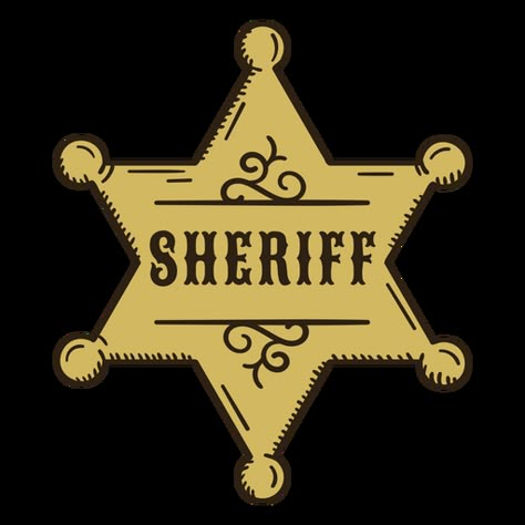 Sheriff Deputy star badge PNG Design Logo Sara, Rentry Recourses, Crazy Drawings, Drunken Monkey, Cowboy Star, Spring Witch, Sheriff Star, Lost Property, Sheriff Callie