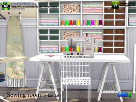 Sewing Machine Table, Sims 4 Clutter, Pelo Sims, Sims 4 Expansions, Sims Four, Sims 4 Cc Packs, Sims 4 Cc Furniture, Sims Hair, Sims 4 Mods Clothes