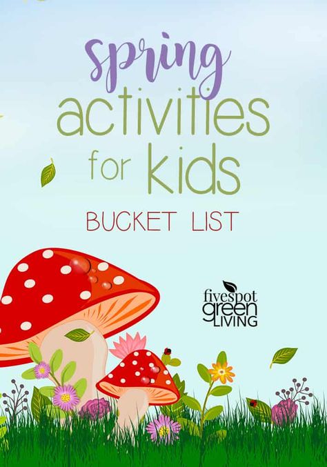 10 Spring Activities for Kids Bucket List Plus Printable Calendar via @fivespotgrnvlvng Kids Bucket List, Spring Activities For Kids, Free Printable Christmas Gift Tags, Christmas Gift Tags Printable, Free Christmas Printables, Spring Activities, Holiday Gift Tags, Free Things, Free Graphics