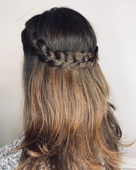 Simple Infinity Braid hairstyle Basic Hairstyles, Girls Hairstyles Easy, Super Hair, Easy Hairstyles For Long Hair, Hairstyles For School, Trendy Hairstyles, Diy Hairstyles, Kids Hairstyles, Medium Length Hair Styles