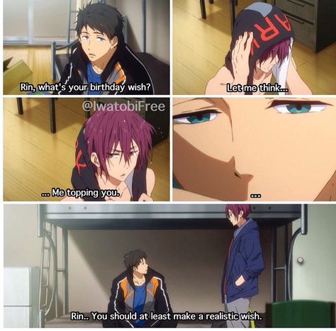 Free sousuke and rin Free Rin X Sousuke, Rin X Sousuke, Free Sousuke, Free Rin, Free! Rin, Swim Club, Anime