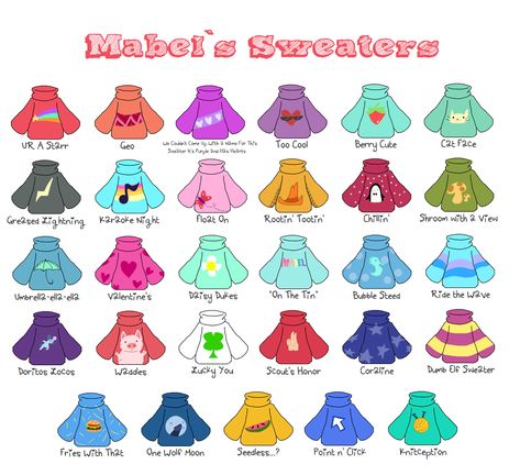 Mabel Pines Sweaters, Mable Pines, Mabel Sweater, Monster Falls, Desenhos Gravity Falls, Gravity Falls Fan Art, Mabel Pines, Gravity Falls Art, Drawing Anime Clothes