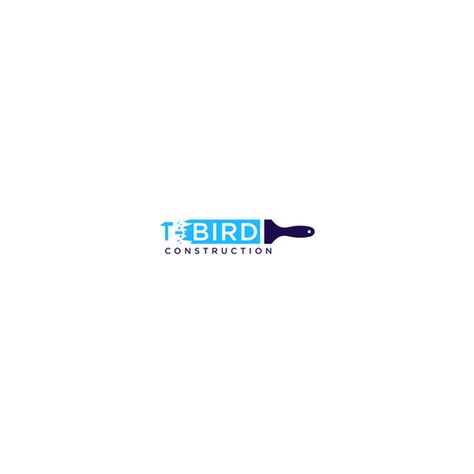 T-bird construction logo challenge | Logo design contest | 99designs Paint Company Logo Design, Painting And Decorating Logo, Painting Company Logo Ideas, Painting Logo Design Ideas, Painting Company Logo, Painter Logo, Enterprise Logo, Roofing Logo, Paint Logo