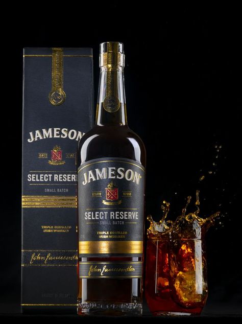 Jameson Bottle, Gold Jameson, Movements of tea, Glass Jameson Bottle, Irish Whiskey, Black Box, Studio Photography, Red Wine, Whiskey, Alcoholic Drinks, Wine, Tea