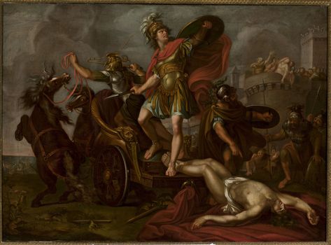 Mythology Paintings, Greek Heroes, Achilles And Patroclus, Rennaissance Art, Greek Mythology Art, Ancient Mythology, Scottish Artists, Mythology Art, Old Paintings