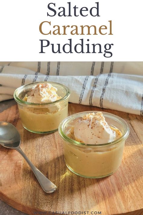 Homemade Pudding Recipe, Salted Caramel Dessert, Salted Caramel Pudding, Salted Caramel Mousse, Caramel Pudding Recipe, Pudding Homemade, Pudding Caramel, Dessert In A Mug, Caramel Dessert