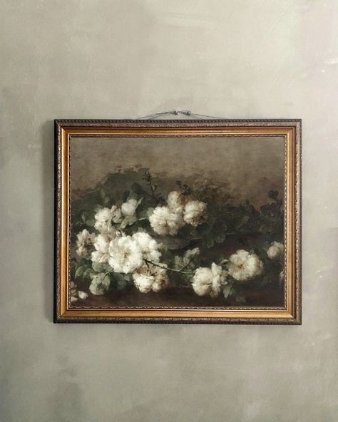 Grand Aesthetic, Decorating Aesthetic, Louisiana House, Tudor Cottage, Classic Paintings, Antique Frames, Old Paintings, Vintage Landscape, Vintage Oil Painting