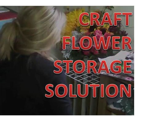 My wife needed a way to sort and display her silk flowers she uses in crafts, something that would make them easy to get at. Using parts from a cube shelving... Diy Craft Room Storage, Cube Shelving Unit, Organization By Room, Cube Shelving, Flower Storage, Flower Shop Decor, Small Craft Rooms, Wreath Storage, Creative Room