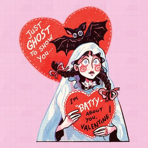 Goth Valentines Card, Horror Valentines Cards, Special Ghoul, Vampire Valentine, Goth Valentines Day, Ideas Arcilla, Spooky Valentines, Halloween Widget, Weird Valentines