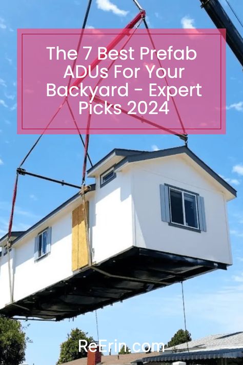 Explore the 7 Best Prefab ADUs For Your Backyard - handpicked by our experts for 2024! Transform your space with stylish, sustainable, and budget-friendly options that suit your needs. Click to discover your dream home! 🏡 Prefab Home Addition, Accessory Dwelling Unit Plans, Prefab Homes Affordable, Tiny House Prefab, Additional Dwelling Unit, Prefab Adu, Granny Pods Floor Plans, Backyard Adu, Garage Adu