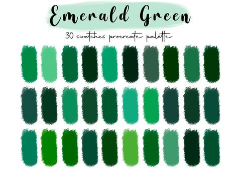 Free Ipad Wallpaper, Procreate Palettes, Procreate Palette, Ipad Pro Art, Design Tricks, Hex Color, Pro Art, Free Ipad, Emerald Green Color