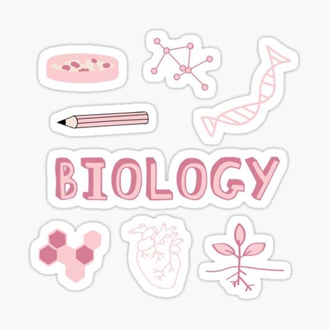 Subject Stickers, Studygram Aesthetic, Penanda Buku, Science Stickers, Homemade Stickers, School Organization Notes, Tumblr Stickers, School Stickers, Bullet Journal Stickers